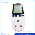 New UK plug type energy saving power meter micro power monitor